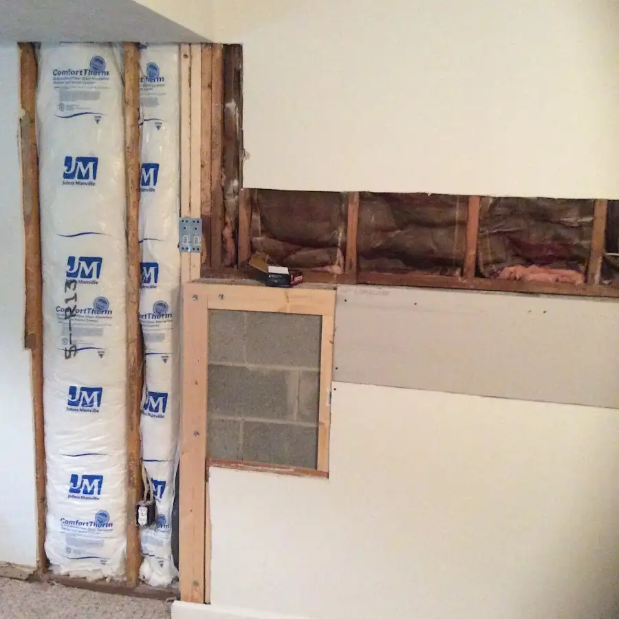 Wall insulation replacement during Contents Cleaning & Restoration in Wauseon